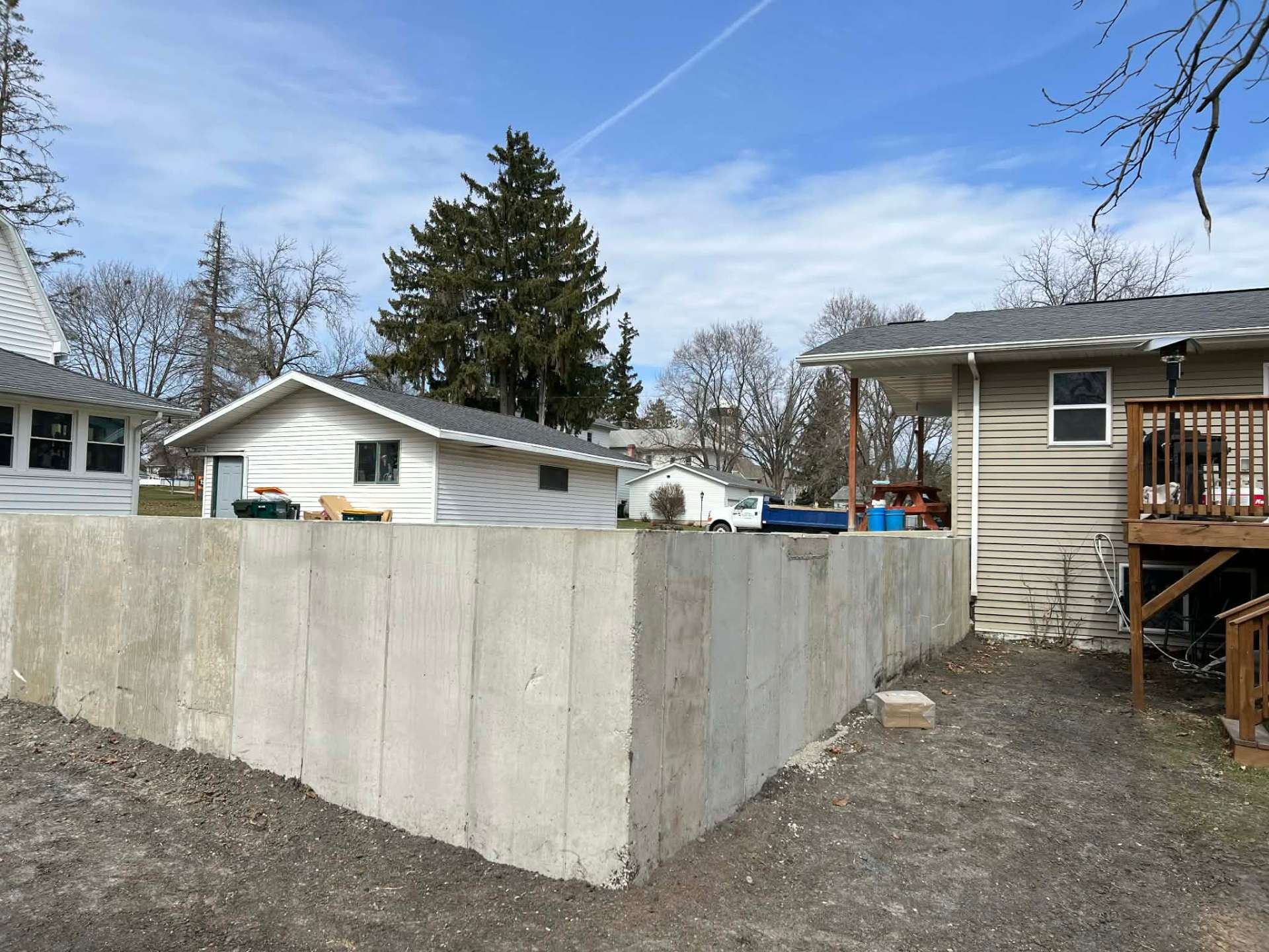 New driveway installation in Berlin by Kuphal Concrete