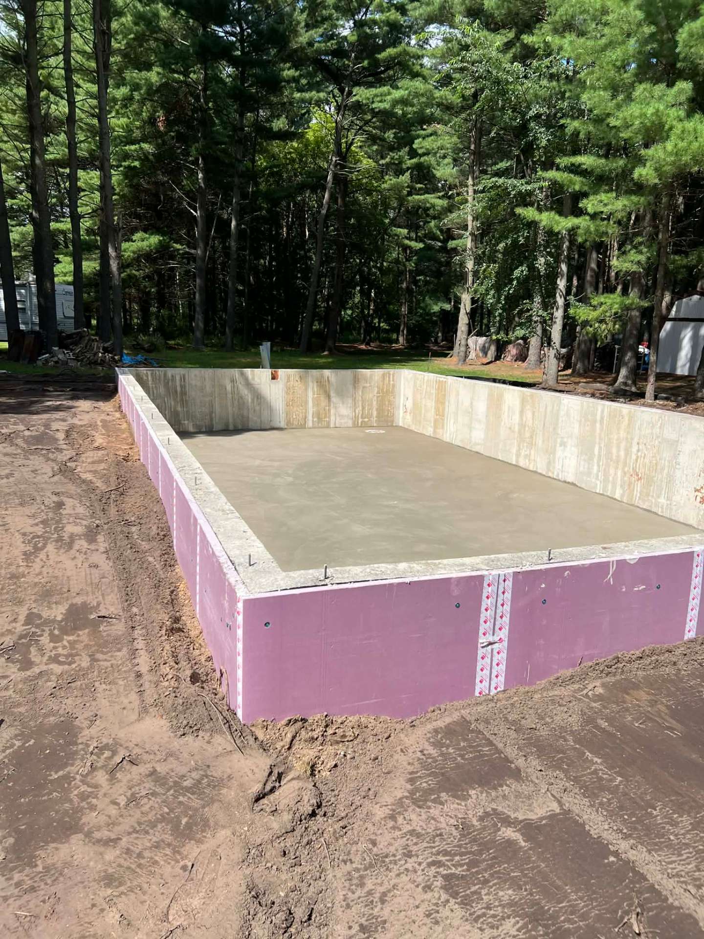 Fresh pour with clean joints in Markesan by Kuphal Concrete