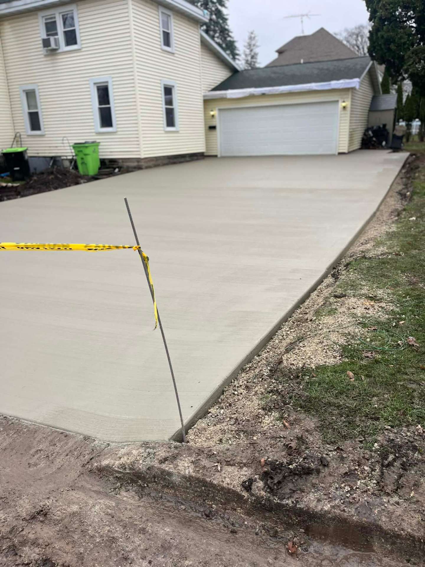 Completed concrete work in Markesan by Kuphal Concrete