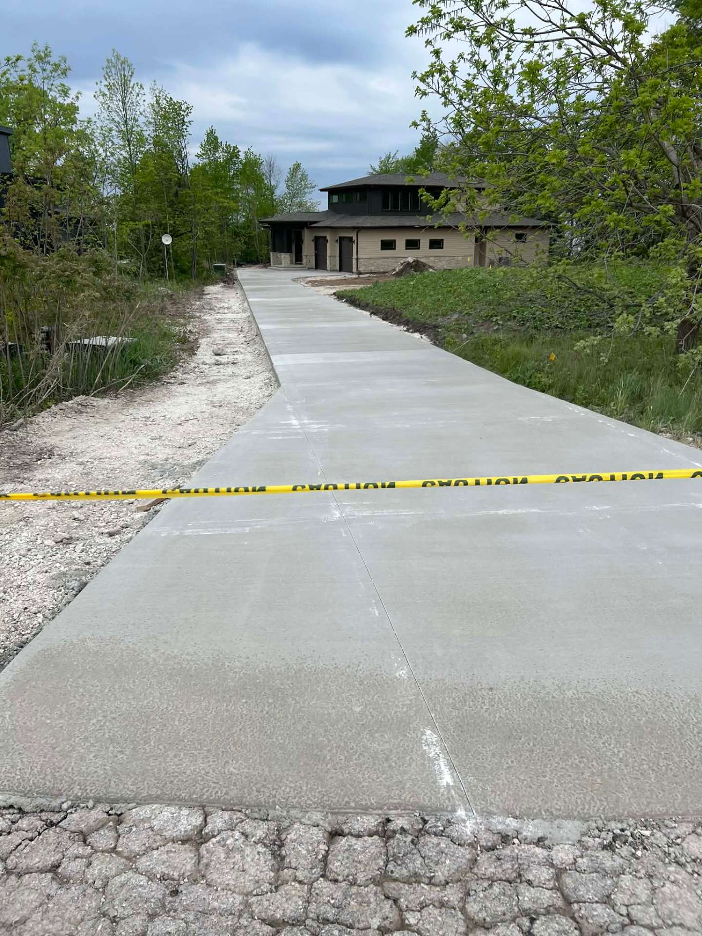 Freshly poured concrete in Ripon by Kuphal Concrete